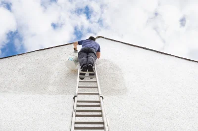 Peinture extérieure à Roubion — façades et ravalement